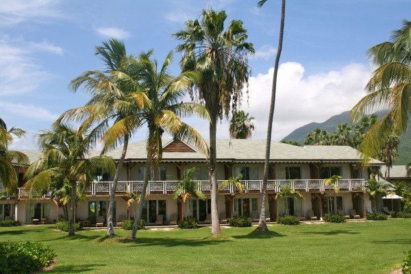 The charming architecture of the Four Seasons Nevis