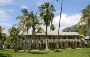 The charming architecture of the Four Seasons Nevis