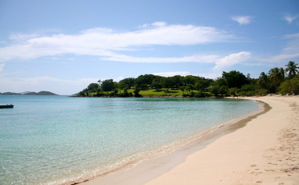 Just one of the many beautiful beaches at Caneel Bay