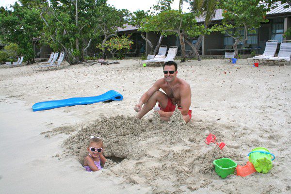 Beach time at Caneel Bay