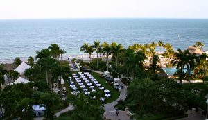 View from an Oceanfront Suite at the Ritz Carlton Key Biscayne