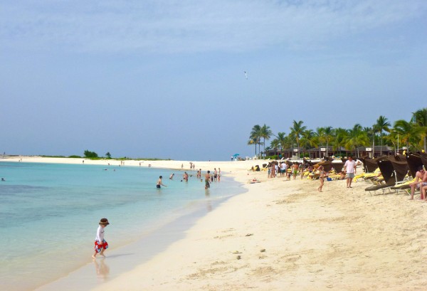 Private beach area for Reef and Cove guests only