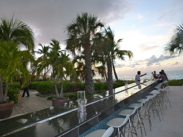 Infinity bar at Grace Bay Club