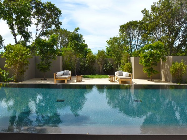 Private pool in villa at Amanyara