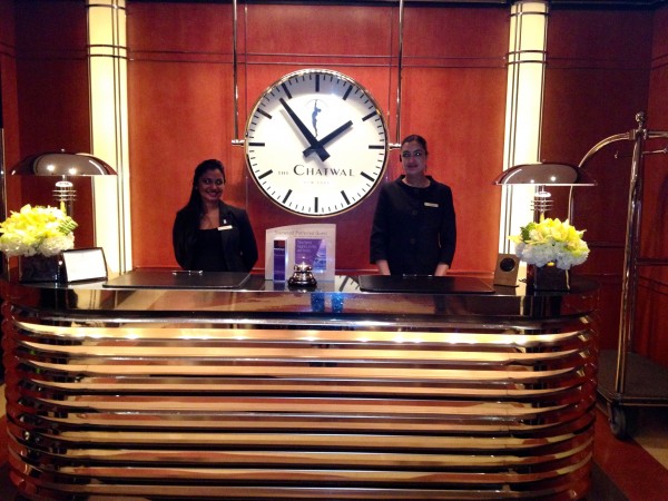 Front desk at The Chatwal