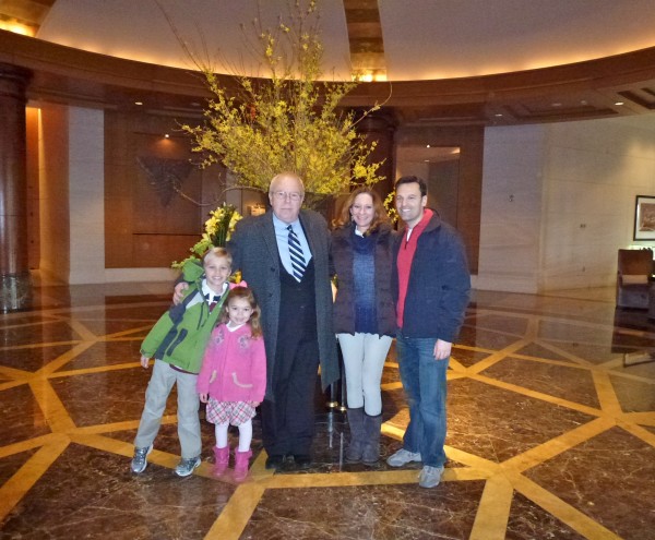 With our guide at the Mandarin Oriental, Washington, D.C.