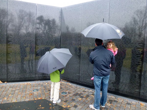 At the Vietnam Wall