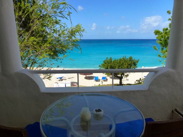 View from One-Bedroom Ocean View Suite at La Samanna