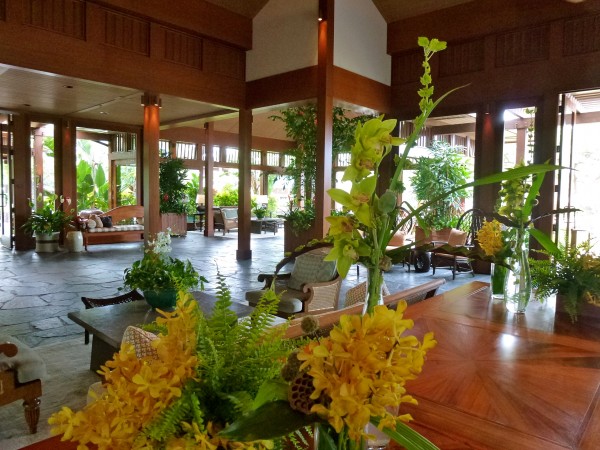 Lobby at Four Seasons Hualalai