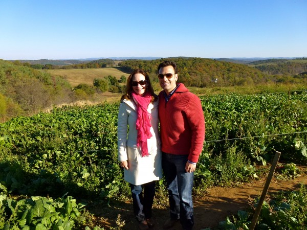 Enjoying a local farm