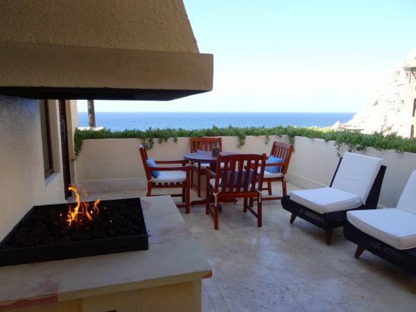 Outdoor terrace of a Capella Suite
