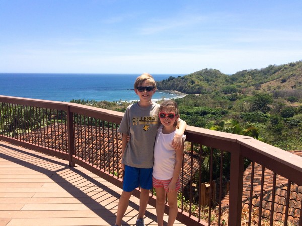 My children at Hotel Punta Islita