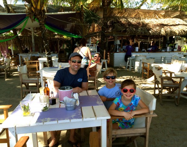 Samara restaurant on the beach