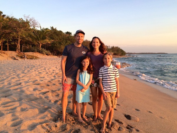 Cala Luna beach at sunset