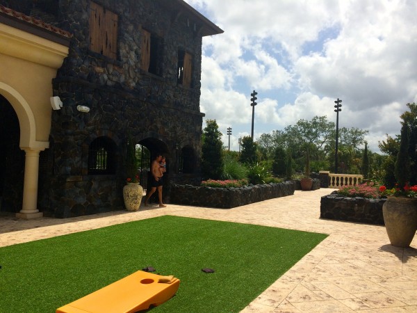 Outdoor gaming area at Four Seasons Orlando