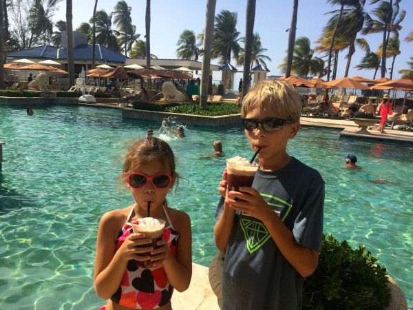 Ritz Carlton San Juan milkshakes for children