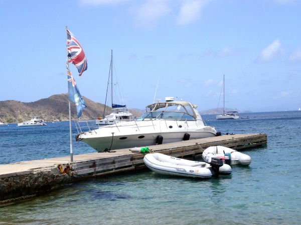 Boat charter at Little Dix Bay