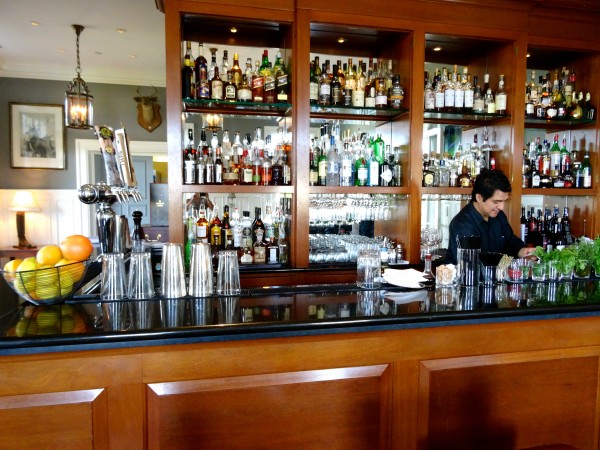 The bar at Keswick Hall