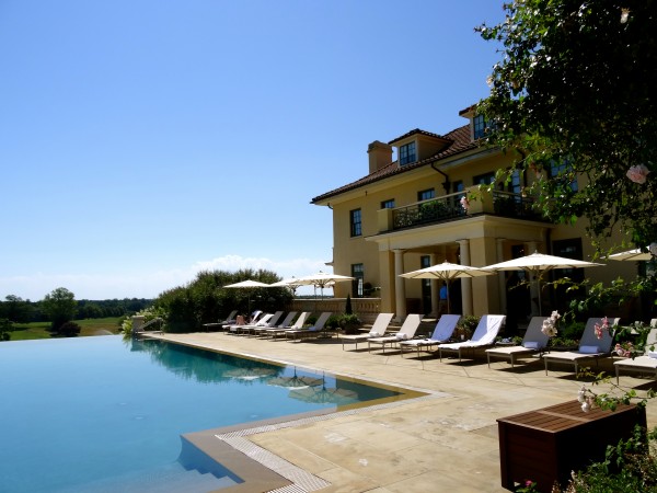 Keswick Hall's infinity pool