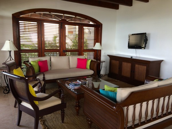 Sitting area in a suite at Cap Maison, St. Lucia