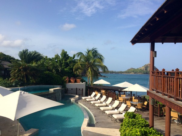 The pool at Cap Maison, St. Lucia
