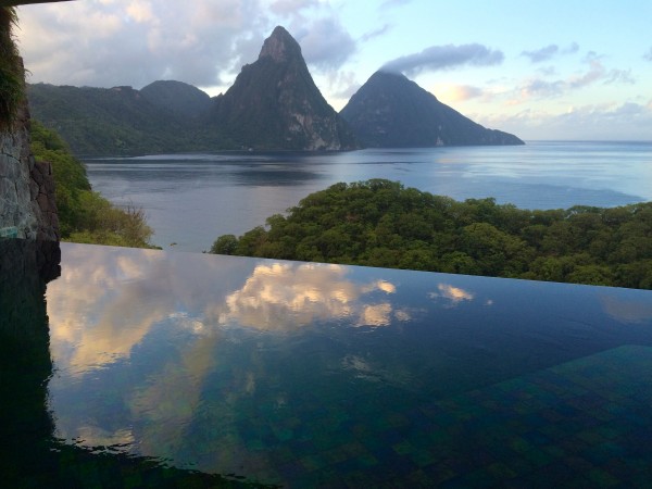 Jade Mountain sunrise