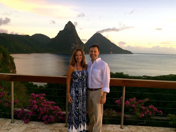 Sunset at Jade Mountain