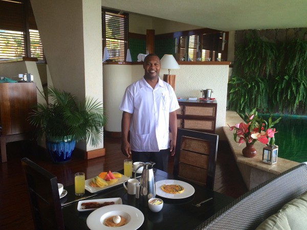 Butler at Jade Mountain, St. Lucia