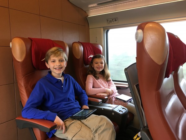 Taking the train to Florence