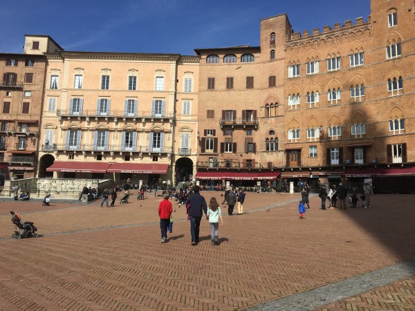 Site of the Palio races, Siena