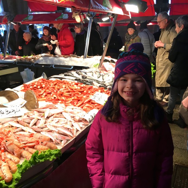 Fish market in Venice