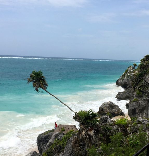 Coastline near Tulum ruins