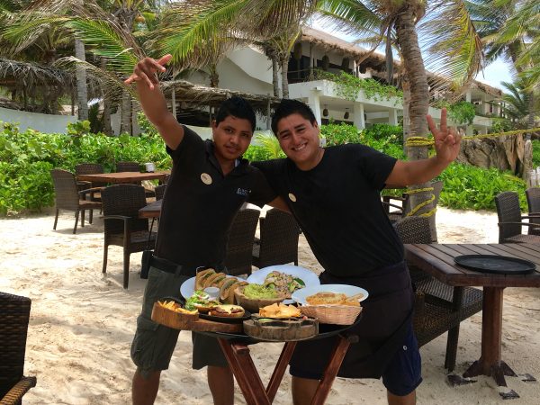 Lunch is served in Tulum!