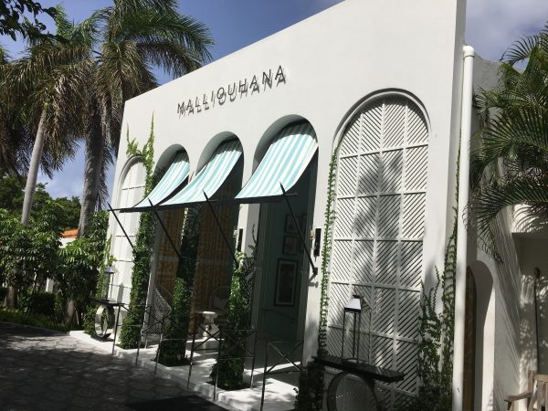 The entrance at Malliouhana