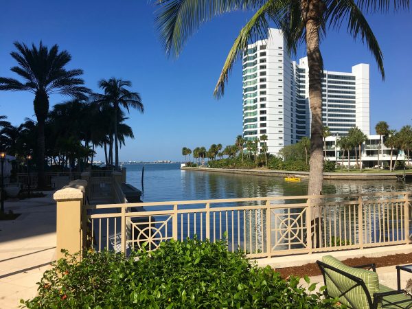 On the bay at the Ritz Carlton Sarasota