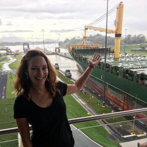 Boat crossing at the Panama Canal