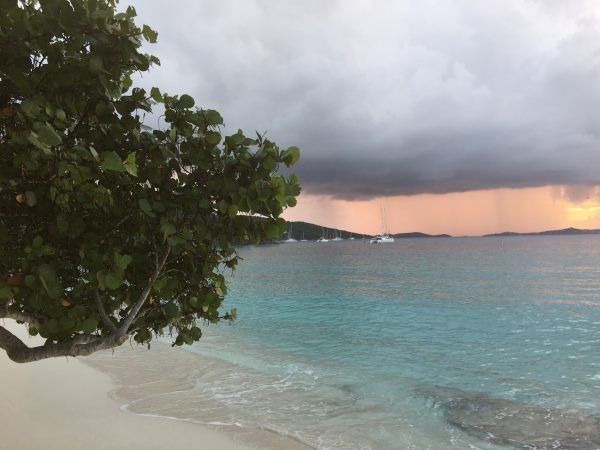 The sunsets are breathtaking at Caneel Bay