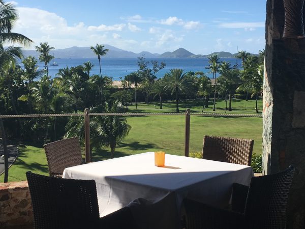 Dining spot at ZoZo's Caneel Bay