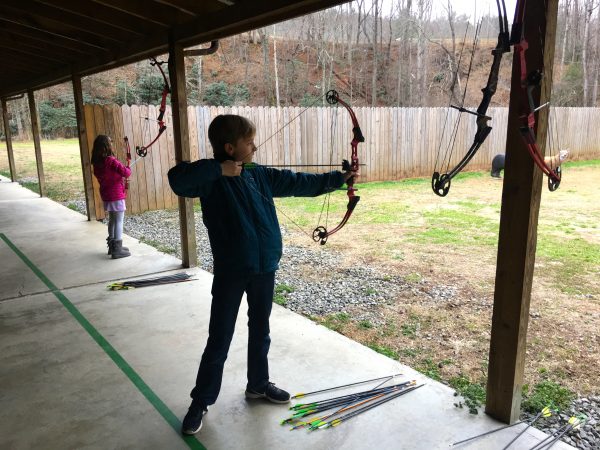 Archery is one of many activities offered for guests of Primland Resort, Virginia