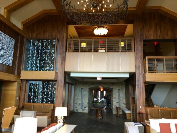 View of the lobby at Primland