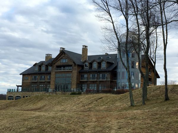 The main lodge at Primland