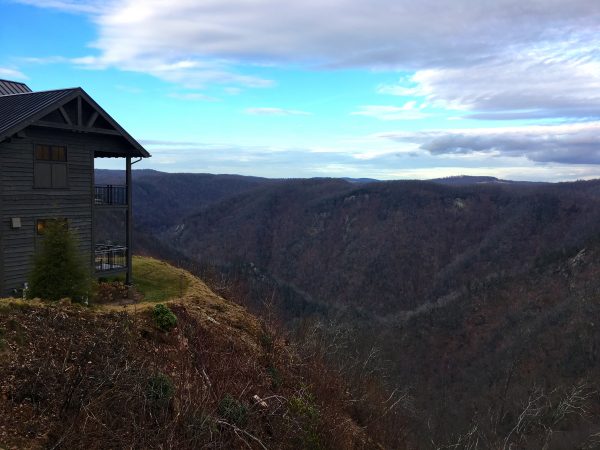 Quite a view from a Pinnacle Cottage at Primland