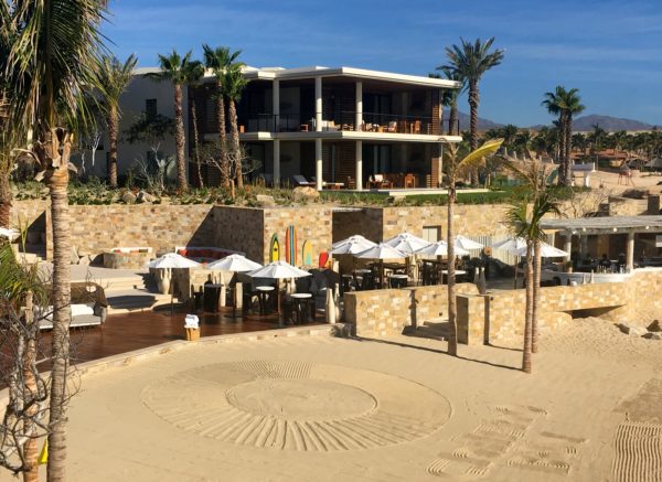 Sand design at Chileno Bay