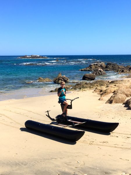 Water bike at Chileno Bay