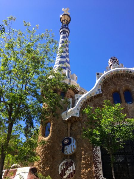 Gaudi's Park Guell in Barcelona, Spain