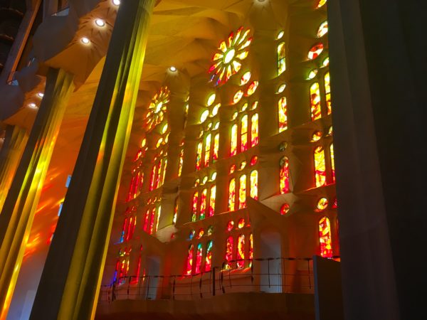 Sagrada Familia stained glass window