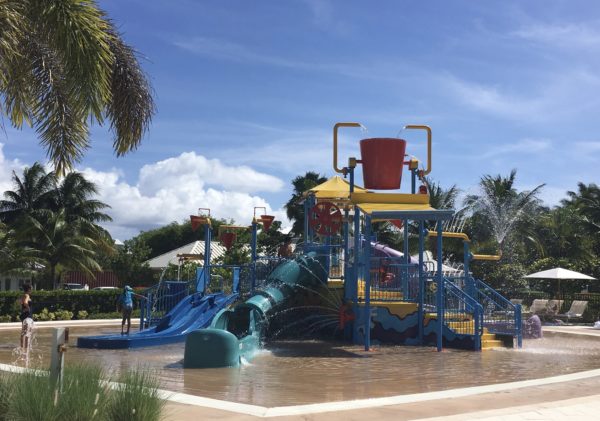 Water park area at the Ritz Carlton Grand Cayman