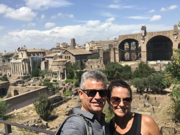 My clients exploring Rome, Italy