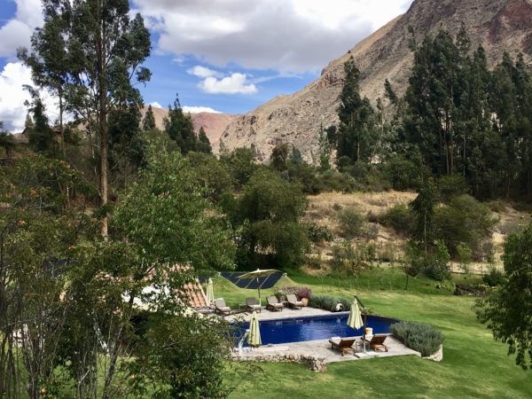 Pool with a view in the Sacred Valley, Belmond Las Casitas