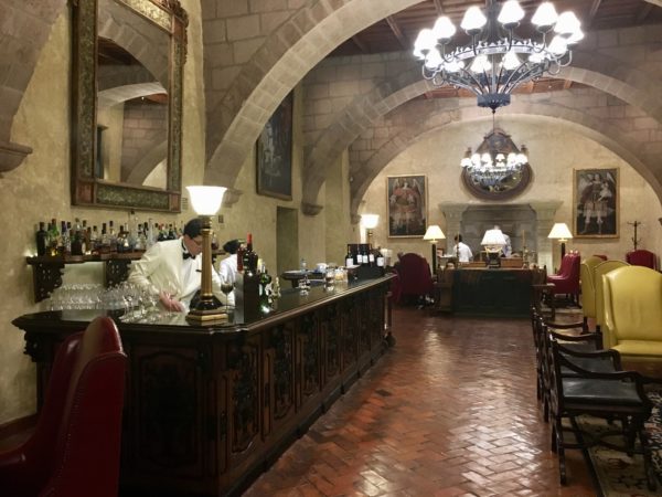 Lobby bar at Belmond Monasterio, in Cusco, Peru